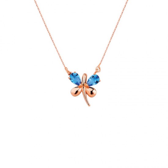 Yusufçuk Damla Taşlı Gümüş Kolye GMS1549 Yusufçuk Damla Taşlı Gümüş Kolye GMS1549