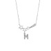 Biela Harfli Kuyruklu Yıldız Gümüş Kolye GMS1734