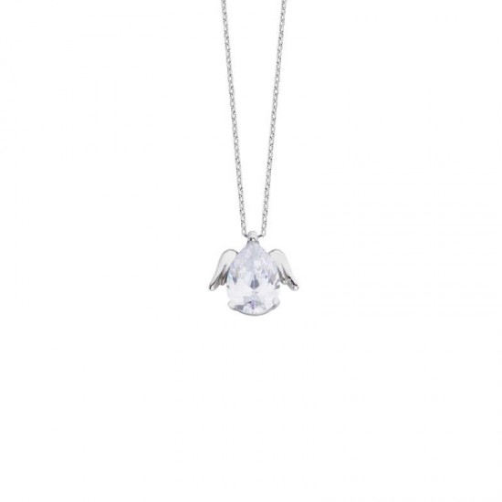 Melek Damla Gümüş Kolye  GMS1580