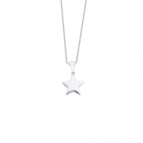 Yıldız Gümüş Kolye  GMS1306