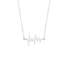 Nabız Gümüş Kolye  GMS1327