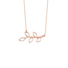 Zeytin Dalı Gümüş Kolye GMS1330