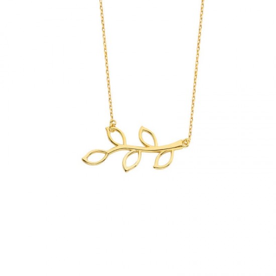 Zeytin Dalı Gümüş Kolye GMS1331 Zeytin Dalı Gümüş Kolye GMS1331