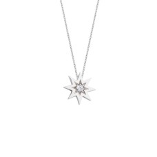 Tektaş Kutup Yıldızı Gümüş Kolye  GMS1338