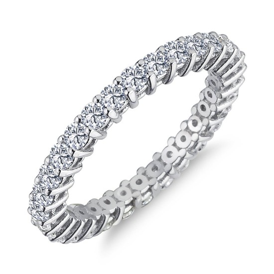 1.38 Karat E Renk Zarif Tamtur Pırlanta Yüzük PT20