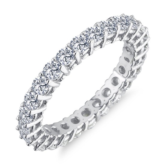 1.37 Karat F Renk Tamtur Pırlanta Yüzük PT8