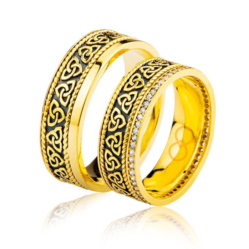 Desenli Altın Alyans 0103 Desenli Altın Alyans 0103