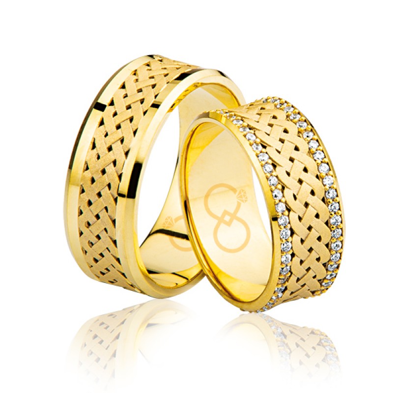 Örgü Model Altın Alyans 0401