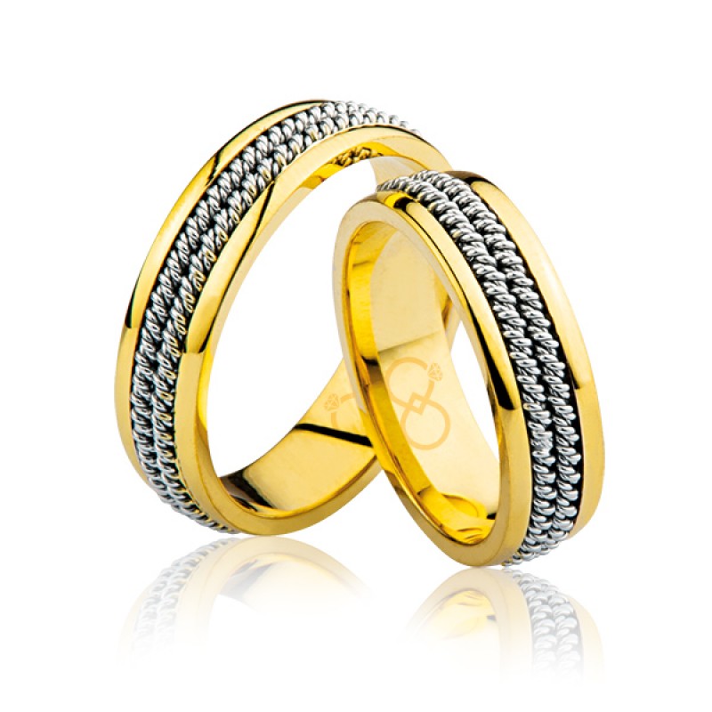 Çift Şerit Altın Alyans 0602-3 Çift Şerit Altın Alyans 0602-3