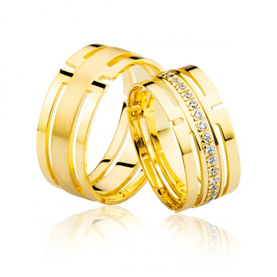 Lazer Kesim Altın Alyans 1104 