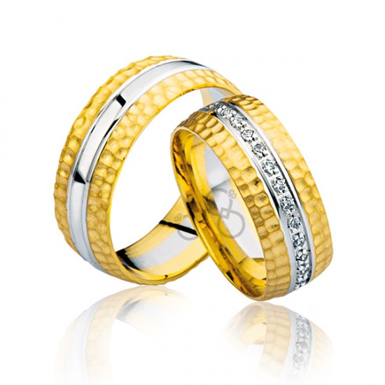 Taşlı Altın Alyans 1401 Taşlı Altın Alyans 1401