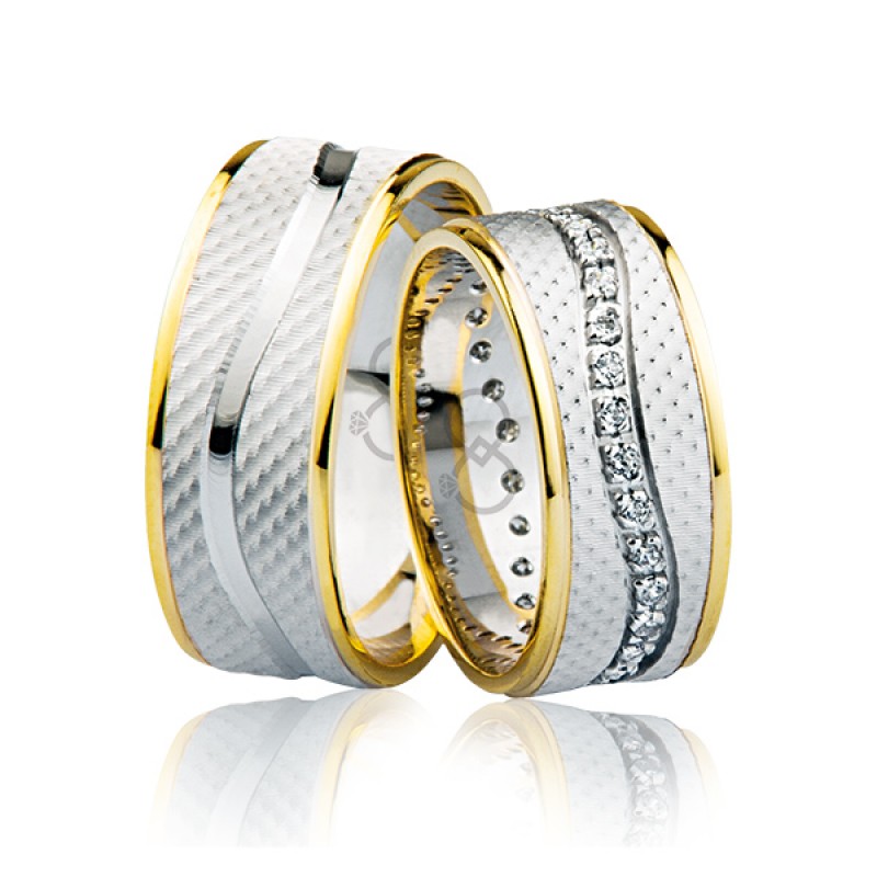 Taşlı Altın Alyans 1404