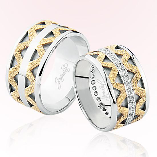 Zikzak Model Altın Alyans 1605 Zikzak Model Altın Alyans 1605