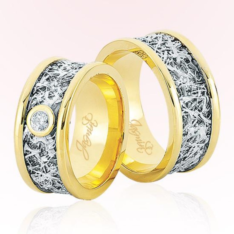 Desenli Altın Alyans 1606-2