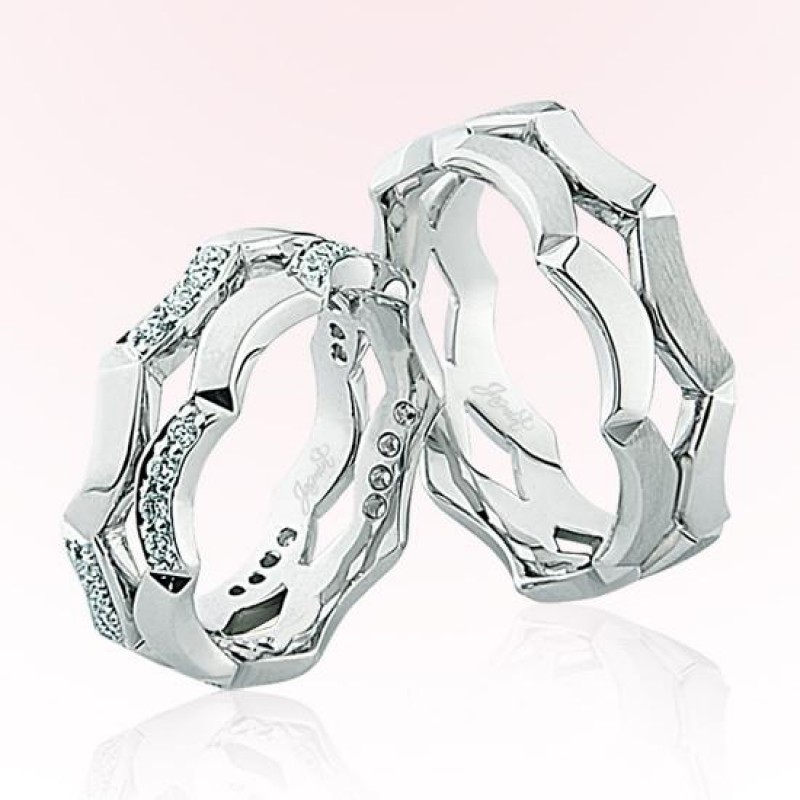 Taşlı Altın Alyans 1702-2