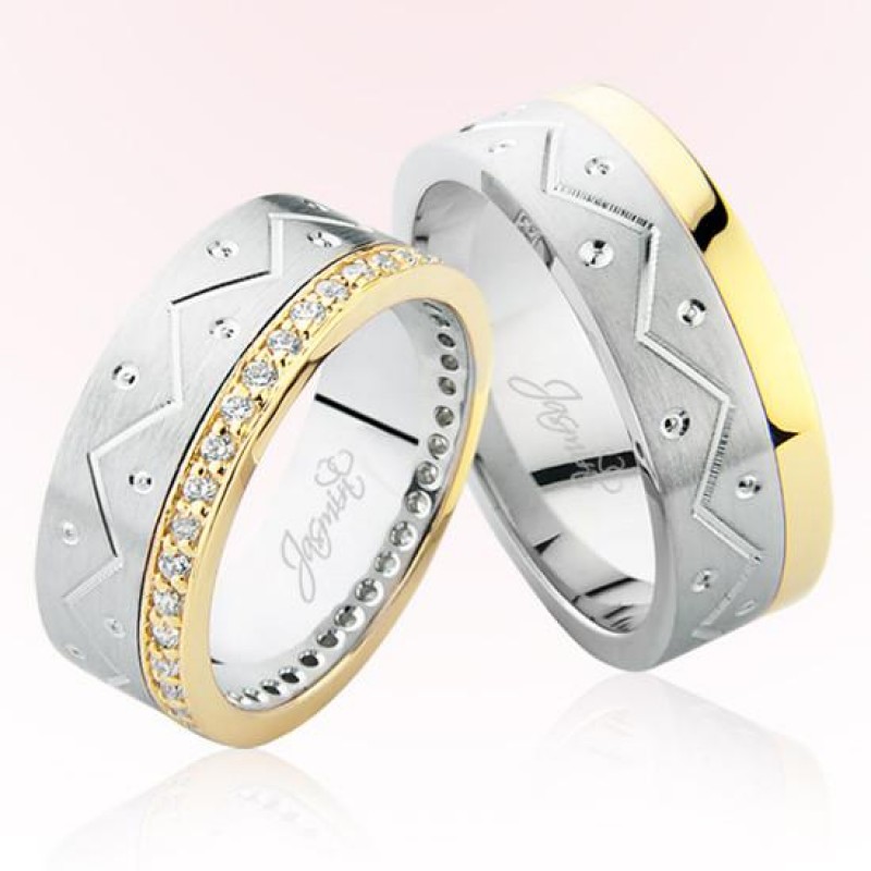 Zikzak Desenli Altın Alyans 2002 Zikzak Desenli Altın Alyans 2002