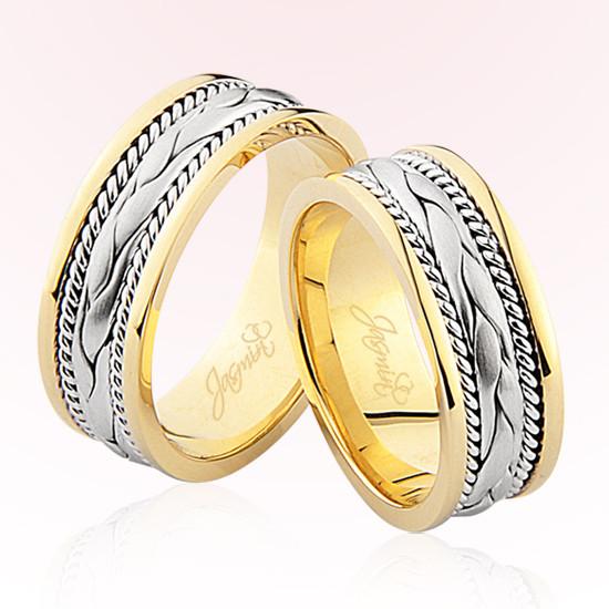 Örgü Model Altın Alyans 2104