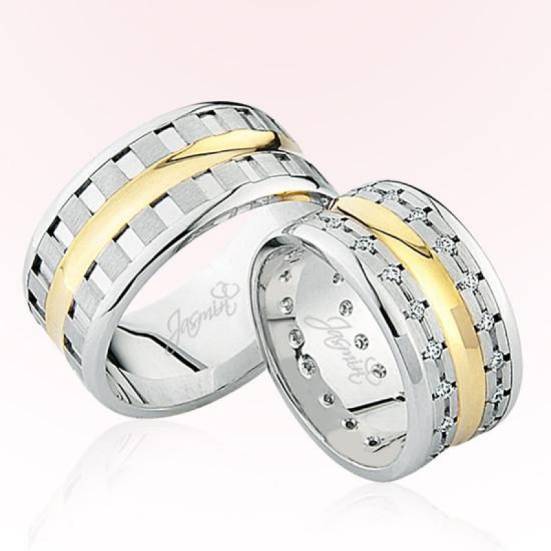 Sarı Şeritli Altın Alyans 2205 Sarı Şeritli Altın Alyans 2205