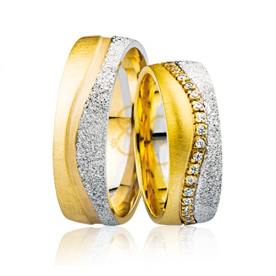 Taşlı Altın Alyans 0201