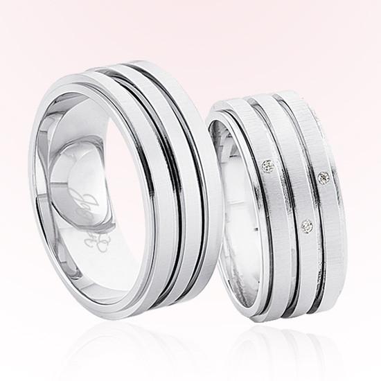 Üç Şerit Altın Alyans 2301-2 Üç Şerit Altın Alyans 2301-2