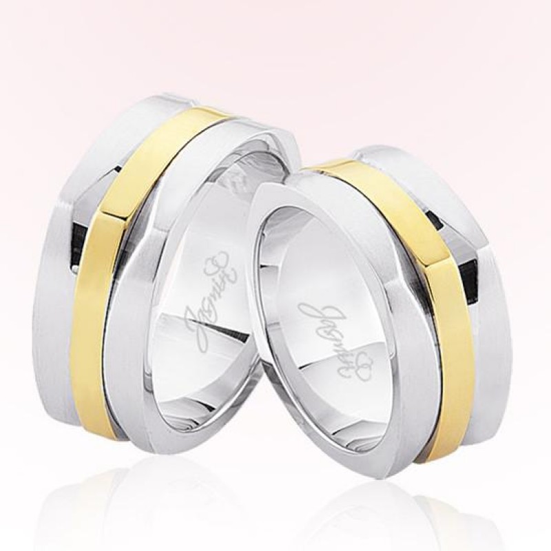 Sarı Şeritli Altın Alyans 2405 Sarı Şeritli Altın Alyans 2405