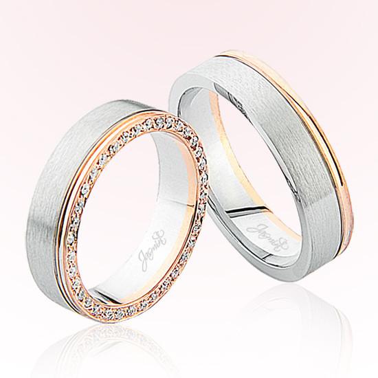 Rose Şeritli Altın Alyans 2604