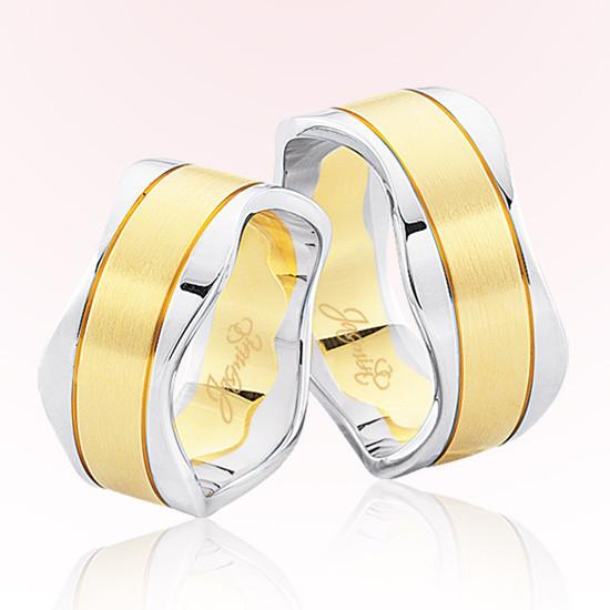 İki Renk Altın Alyans 2701