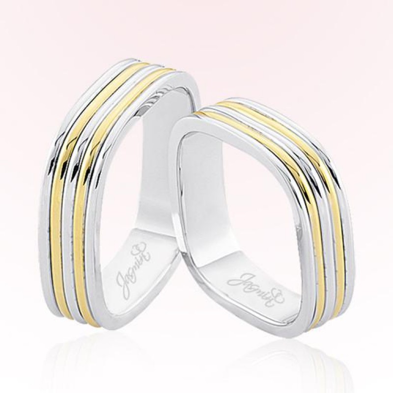 Kare Model Altın Alyans 2706