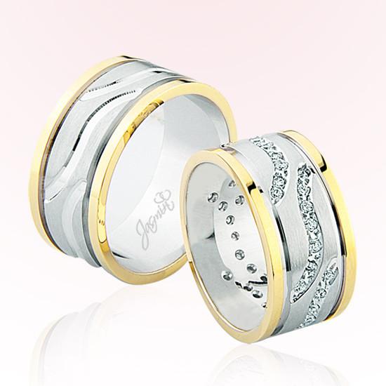 İki Renk Altın Alyans 2707