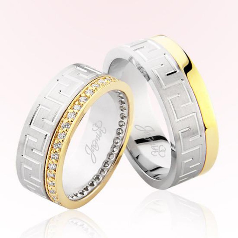 Taşlı Altın Alyans 2804 Taşlı Altın Alyans 2804