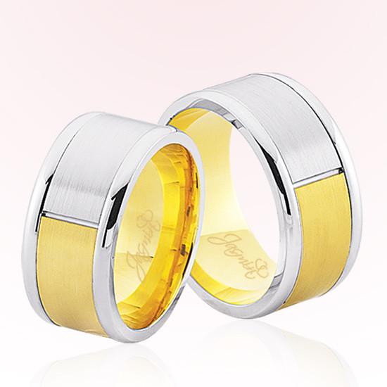 İki Renk Altın Alyans 2807