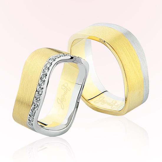 Kare Model Altın Alyans 3005