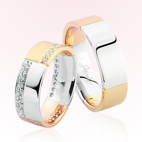 Beyaz Rose Altın Alyans 3103 Beyaz Rose Altın Alyans 3103