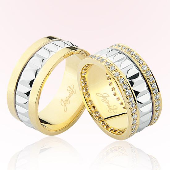 Taşlı Altın Alyans 3204 Taşlı Altın Alyans 3204