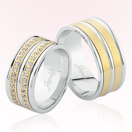 İki Şeritli Altın Alyans 3304