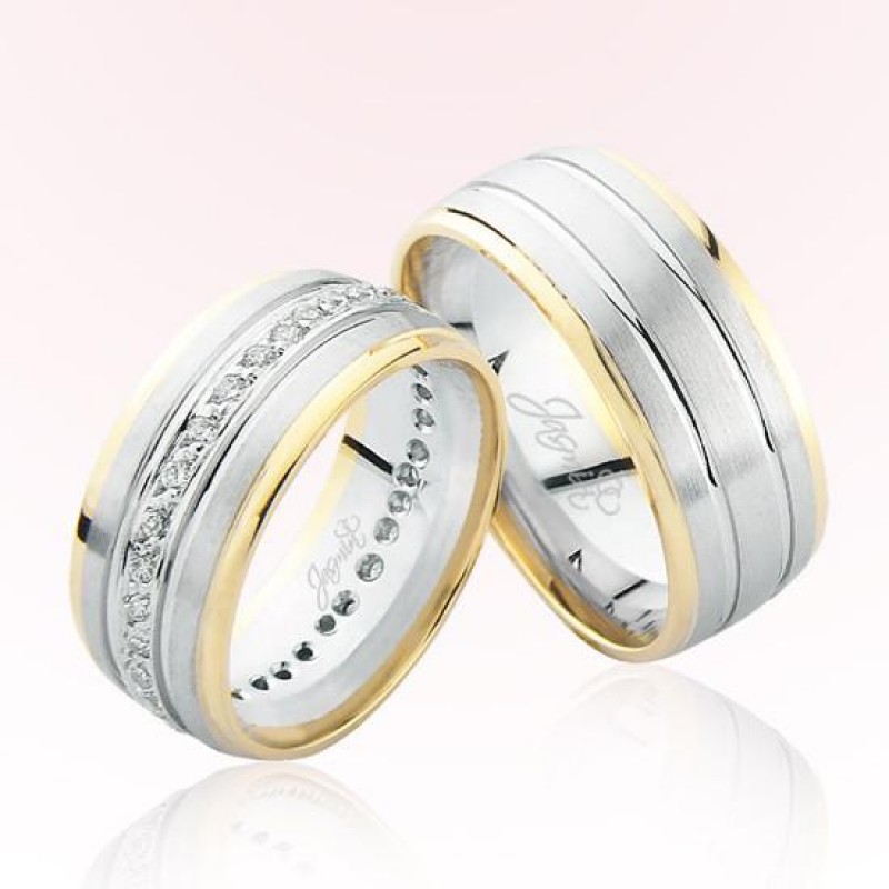 Taşlı Altın Alyans 3901