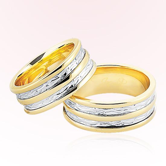 İki Renkli Altın Alyans 4001