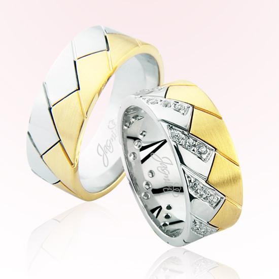 Taşlı Altın Alyans 4005 Taşlı Altın Alyans 4005