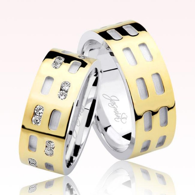 Taşlı Altın Alyans 0202-2 Taşlı Altın Alyans 0202-2