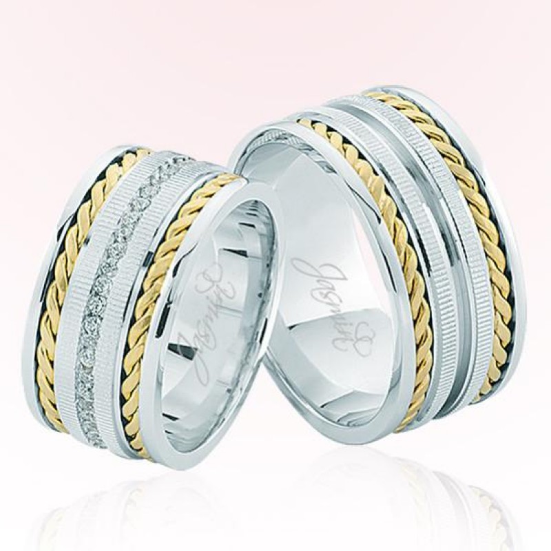 Sarı Şeritli Altın Alyans 1206-2