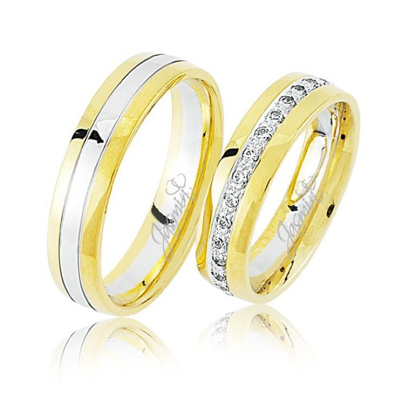 Taşlı Altın Alyans 1702