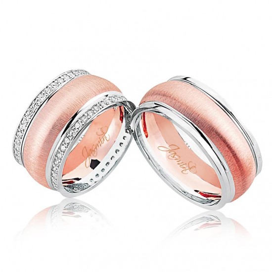 Taşlı Altın Alyans 1705-2 Taşlı Altın Alyans 1705-2