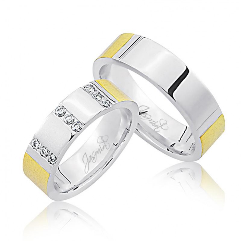 Taşlı Altın Alyans 1706-2 Taşlı Altın Alyans 1706-2