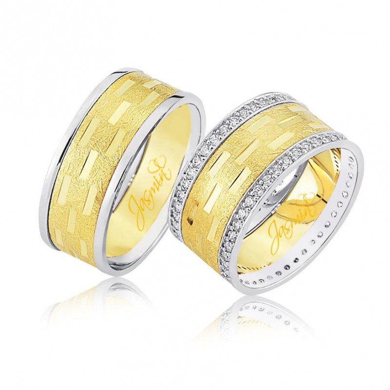 Taşlı Altın Alyans 0102-3 Taşlı Altın Alyans 0102-3