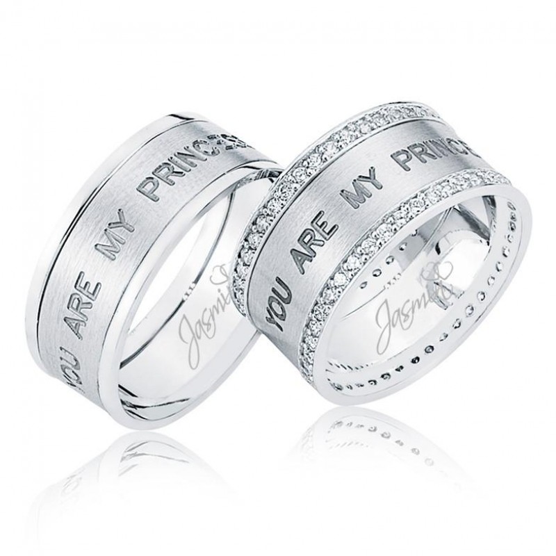 Prenses Yazılı Altın Alyans 0403-3 Prenses Yazılı Altın Alyans 0403-3