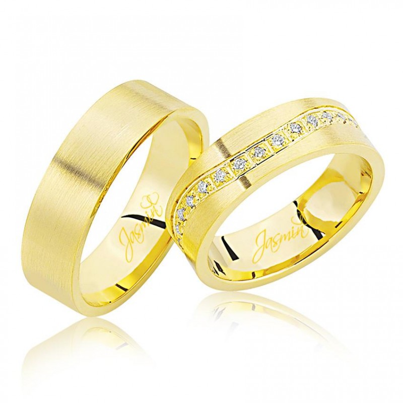 Sarı Altın Alyans 0604-3