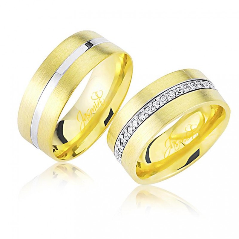 Taşlı Altın Alyans 1203