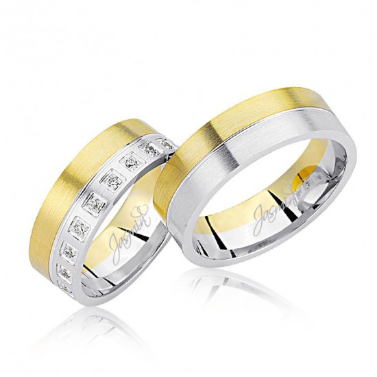 Taşlı Altın Alyans 1405-3 Taşlı Altın Alyans 1405-3