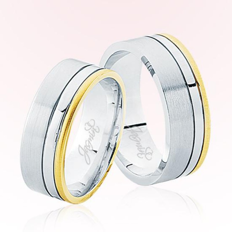 İki Renk Altın Alyans 2305 İki Renk Altın Alyans 2305