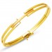 Tek Sıra 14 Ayar Altın Kaburga Kelepçe Bileklik KLP16 Tek Sıra 14 Ayar Altın Kaburga Kelepçe Bileklik KLP16